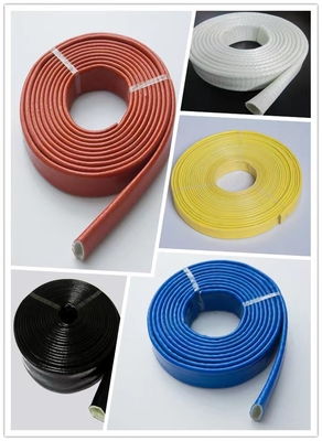 Vuurvaste de Hitteisolatie van Sleeving van de Silicone Rubberglasvezel Geen Schadelijk