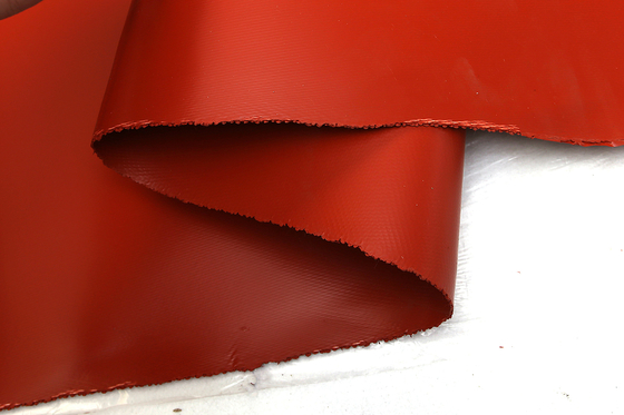 Op zwaar werk berekende Silicone Met een laag bedekte Glasvezeldoek voor de Koker van de Hittebestendigheidsisolatie