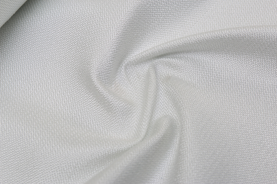 Van de de Glasvezeldoek van de hitteisolatie Texturized Bestand de Brandbewijs Op hoge temperatuur