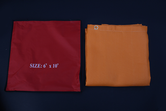 De Brandkuilen van thermische Isolatiemats fireproof fiberglass cloth for, Dekken, Concreet Gras,