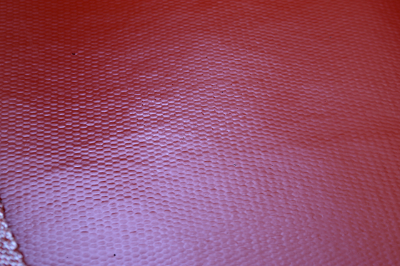 3.0mm Texturized Vuurvaste Rode het Siliconedeklaag van de Glasvezeldoek