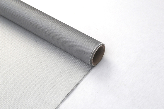 De 1-kant 120gsm Grey Silicone Coating That Used van de roestvrij staaldraad M850 voor Removale-Jasje en Rookgordijn