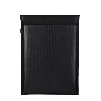 Zilveren Grey Inside Fiberglass Fabric Fireproof-Draagbare Documentzak