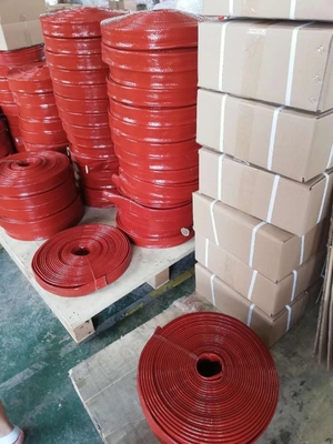 Silicone Rubberglasvezel op hoge temperatuur Sleeving voor Kabelsdraden