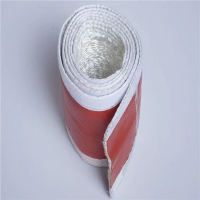 De Silicone Met een laag bedekte Koker op hoge temperatuur van de het Siliconekabel van Glasvezelsleeving