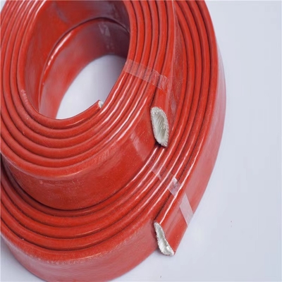 Rubberglasvezel Sleeving van het rem de Lijnen Gevlechte Silicone met Siliconehars