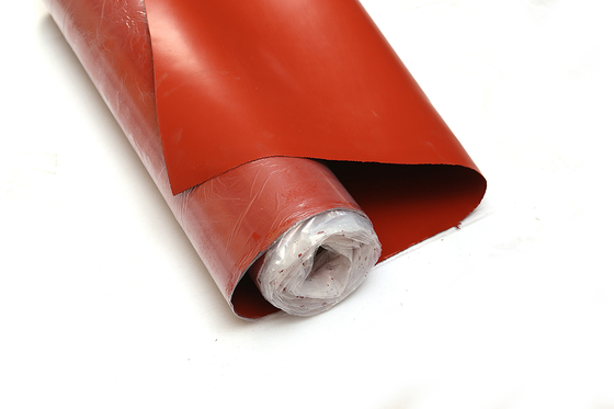 De rode Stof van de Siliconerubber Met een laag bedekte Glasvezel met Hittebestendigheid