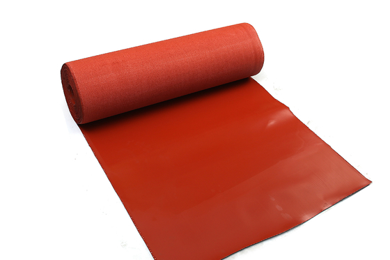 Op zwaar werk berekende Silicone Met een laag bedekte Glasvezeldoek voor de Koker van de Hittebestendigheidsisolatie