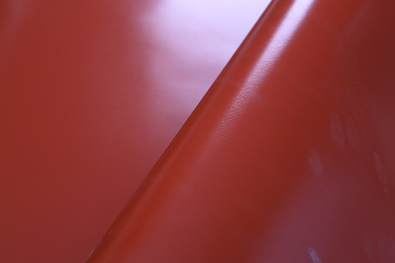 Vuurvaste Silicone Met een laag bedekte die Glasvezelstof voor Uitbreidingsverbinding wordt gebruikt