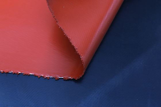 Het silicone bedekte Dunne Hittebestendige Glasvezeldoek met een laag