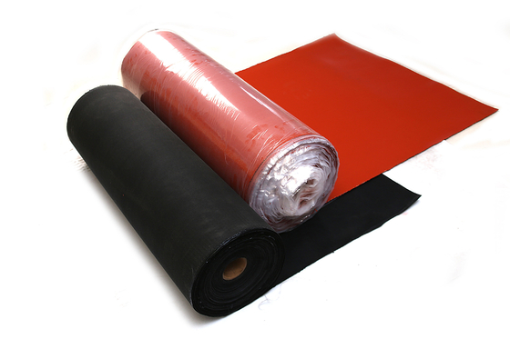 Bestand 1.5m Silicone Met een laag bedekte Geweven Duidelijk op hoge temperatuur van de Glasvezeldoek